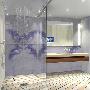 防水塗料和壁紙打造衛浴空間