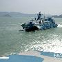 图文：南海舰队导弹快艇大队组织拖带训练
