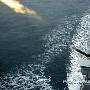 图文：北海舰队051C级116号驱逐舰发射干扰弹