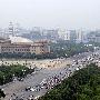 天安门长安街进行修缮迎接国庆大阅兵(组图)