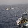 中国渔政与海警编队驱逐北部湾外籍非法渔船