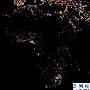 太空拍摄城市夜间亮度折射全球经济发展不平衡