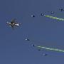 我国空军出动强大阵容保障国庆阅兵天气![图]
