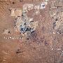 宇航员拍摄美国亚利桑那州南部露天矿场(图)