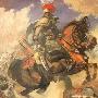 王可伟老师的油画，再现汉唐雄风