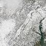 12月最新地球航拍照片：大西洋白色暴风雪