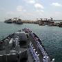 中国第五批护航编队首次停靠非洲吉布提港口