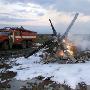 俄军的全球最大直升机米-26倒栽葱坠毁瞬间!