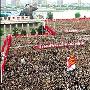朝鲜10万人集会谴责韩国伪造天安号事件[图]