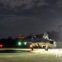 南海舰队歼-7战斗机锤炼夜间海上低空突击能力