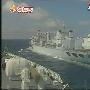 中国海军“微山湖”舰创远洋护航新纪录!组图