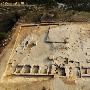 山西大同云冈石窟窟顶北魏寺庙遗址