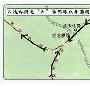 詹天佑人字形示意铁路图