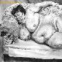 最贵活人裸体画：英胖女裸睡图值1800万(图)
