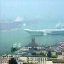 我国航母平台完成首次海试返回码头