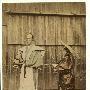 百年前日本武士上色照