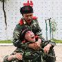 武警广东总队官兵进行对抗性科目训练