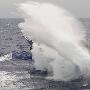 美海军"邦克山"号导弹巡洋舰：海上破浪补给