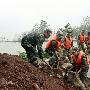 丹江口水库泄洪漫堤 武警荆门支队官兵紧急排险