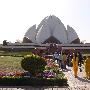 印度新德里的莲花庙(Lotus Bahai Temple)