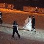 雪上婚礼惊艳军都山，哥伦比亚滑雪圣诞夜太浪漫[组图]