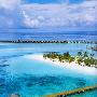 马尔代夫迪娃岛 碧海蓝天白沙滩