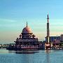 吉隆坡粉红水上清真寺图片