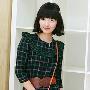 格纹长衫 凉风天打造迷人好气质