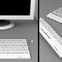 真正的超便携 概念折扇键盘设计