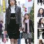 街拍日本潮流女秀黑裙装