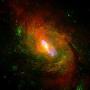 超大质量黑洞“剥离”恒星气体 促使星系死亡