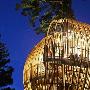 新西兰树上餐厅开业 离地40米外形像蚕茧(图)