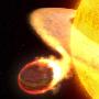 哈勃观测到600光年外恒星吞噬行星景象(图)