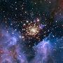 哈勃望远镜捕捉船底星座星团太空焰火秀