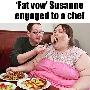 美340公斤胖女与男厨订婚 欲当世界最胖女性