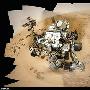 天文迷抢发好奇号探测火星照 完整自拍照曝光