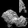 欧洲探测器拍摄到彗星上的“人脸”轮廓