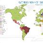 全球社交网站网络地图 Facebook地盘最大