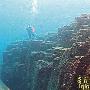 澎湖海底发现奇景 柱状玄武岩宛如海底城墙[图]