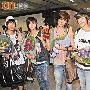 SS501攻陷香港机场大暴走 粉丝狂热难脱人群