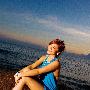 江映蓉变身清新少女 海南写真展恬静气质
