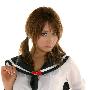 混血美女莉亚·迪桑学生制服装