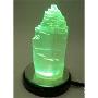 海伯瑞中号月光宝石灯 配七彩LED底座（纯天然晶簇灯）