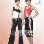 皮尔瑜伽服套装715A红+705B黑(M)