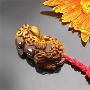 一生一石-3A级木变石招财貔貅吊坠-事业成功福禄双全