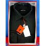 皮尔卡丹 新款男士长袖衬衫 精品礼盒装 PEKD-005 纯黑 42