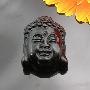 一生一石-3A级黑曜石佛头吊坠