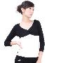 皮尔瑜伽上衣L(165/88A)793A黑、白