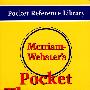 韦氏袖珍同义词词典 M-W Pocket Thesaurus