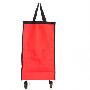 淑女妨带轮购物袋MS8816-4（红）－可折叠